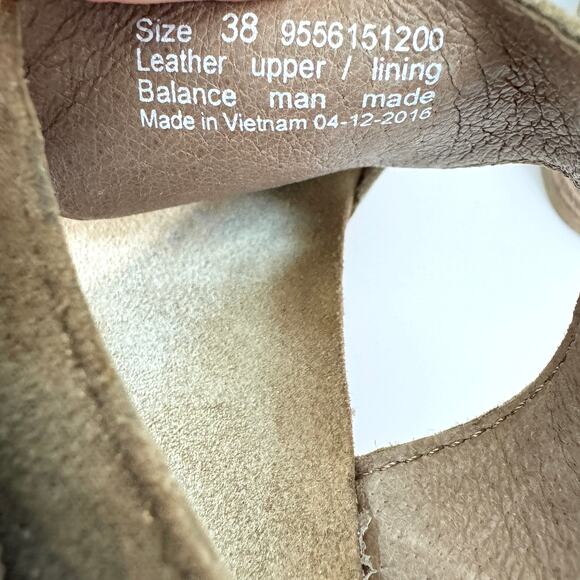 Dansko Womens Deandra Slingback Studded Sandals Size 38 / 7.5-8 Leather Shimmer - Picture 8 of 9